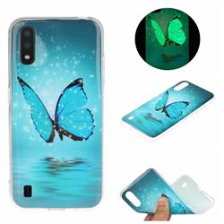 Butterfly Noctilucent Soft TPU Back Cover for Samsung Galaxy A01