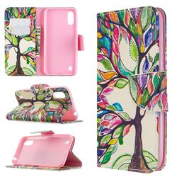 The Tree of Life Leather Wallet Case for Samsung Galaxy A01