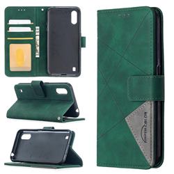 Binfen Color BF05 Prismatic Slim Wallet Flip Cover for Samsung Galaxy A01 - Green