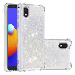 Dynamic Liquid Glitter Sand Quicksand Star TPU Case for Samsung Galaxy A01 Core - Pink