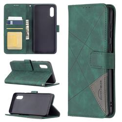 Binfen Color BF05 Prismatic Slim Wallet Flip Cover for Samsung Galaxy A02 - Green