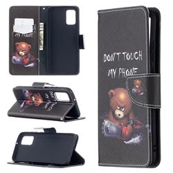 Chainsaw Bear Leather Wallet Case for Samsung Galaxy A02s