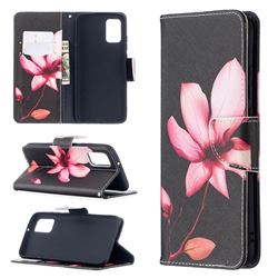 Lotus Flower Leather Wallet Case for Samsung Galaxy A02s