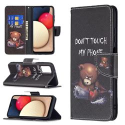 Chainsaw Bear Leather Wallet Case for Samsung Galaxy A03s