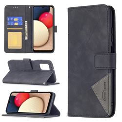 Binfen Color BF05 Prismatic Slim Wallet Flip Cover for Samsung Galaxy A03s - Black