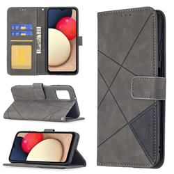 Binfen Color BF05 Prismatic Slim Wallet Flip Cover for Samsung Galaxy A03s - Gray