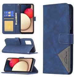 Binfen Color BF05 Prismatic Slim Wallet Flip Cover for Samsung Galaxy A03s - Blue