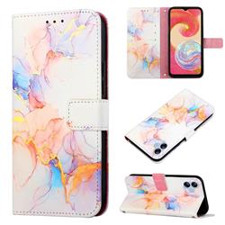Galaxy Dream Marble Leather Wallet Protective Case for Samsung Galaxy A04e
