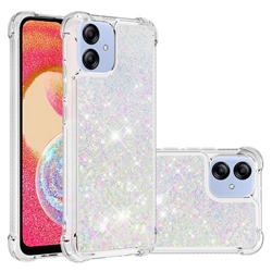 Dynamic Liquid Glitter Sand Quicksand Star TPU Case for Samsung Galaxy A04e - Pink