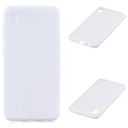 Candy Soft Silicone Protective Phone Case for Samsung Galaxy A10 - White
