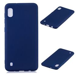 Candy Soft Silicone Protective Phone Case for Samsung Galaxy A10 - Dark Blue