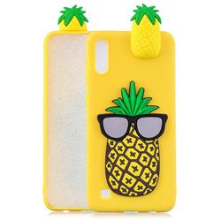 Big Pineapple Soft 3D Climbing Doll Soft Case for Samsung Galaxy A10