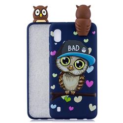 Bad Owl Soft 3D Climbing Doll Soft Case for Samsung Galaxy A10