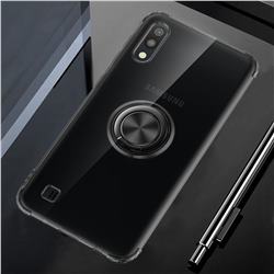 Anti-fall Invisible Press Bounce Ring Holder Phone Cover for Samsung Galaxy A10 - Elegant Black