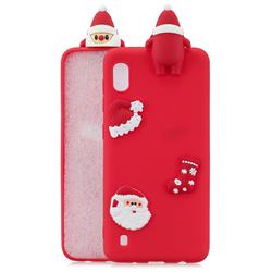 Red Santa Claus Christmas Xmax Soft 3D Silicone Case for Samsung Galaxy A10