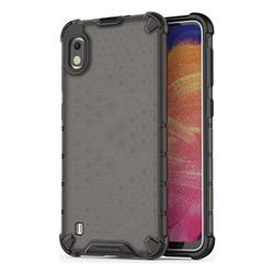 Honeycomb TPU + PC Hybrid Armor Shockproof Case Cover for Samsung Galaxy A10 - Gray