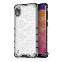 Honeycomb TPU + PC Hybrid Armor Shockproof Case Cover for Samsung Galaxy A10 - Transparent