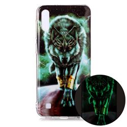 Wolf King Noctilucent Soft TPU Back Cover for Samsung Galaxy A10