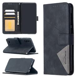 Binfen Color BF05 Prismatic Slim Wallet Flip Cover for Samsung Galaxy A10 - Black