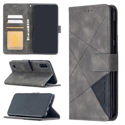 Binfen Color BF05 Prismatic Slim Wallet Flip Cover for Samsung Galaxy A10 - Gray