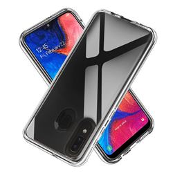 Transparent 2 in 1 Drop-proof Cell Phone Back Cover for Samsung Galaxy A10e