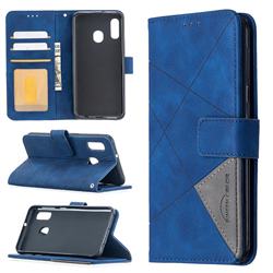 Binfen Color BF05 Prismatic Slim Wallet Flip Cover for Samsung Galaxy A10e - Blue