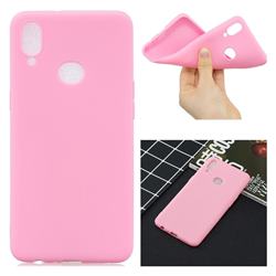 Candy Soft Silicone Protective Phone Case for Samsung Galaxy A10s - Dark Pink