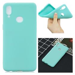 Candy Soft Silicone Protective Phone Case for Samsung Galaxy A10s - Light Blue