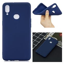 Candy Soft Silicone Protective Phone Case for Samsung Galaxy A10s - Dark Blue