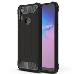 King Kong Armor Premium Shockproof Dual Layer Rugged Hard Cover for Samsung Galaxy A10s - Black Gold