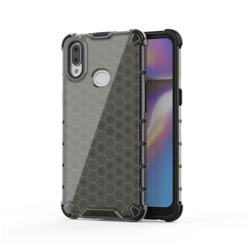 Honeycomb TPU + PC Hybrid Armor Shockproof Case Cover for Samsung Galaxy A10s - Gray