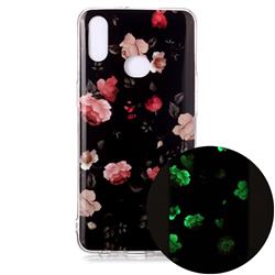 Rose Flower Noctilucent Soft TPU Back Cover for Samsung Galaxy A10s