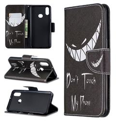 Crooked Grin Leather Wallet Case for Samsung Galaxy A10s