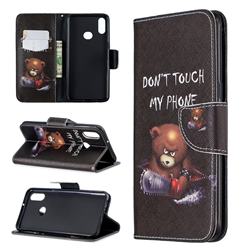 Chainsaw Bear Leather Wallet Case for Samsung Galaxy A10s