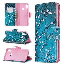 Blue Plum Leather Wallet Case for Samsung Galaxy A10s
