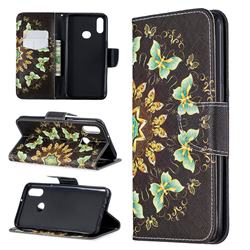 Circle Butterflies Leather Wallet Case for Samsung Galaxy A10s