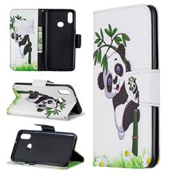 Bamboo Panda Leather Wallet Case for Samsung Galaxy A10s