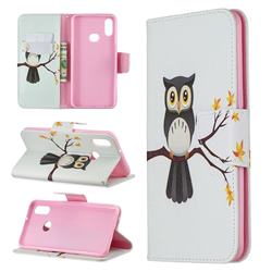 Owl on Tree Leather Wallet Case for Samsung Galaxy A10s