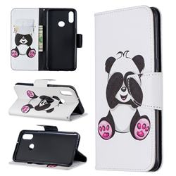 Lovely Panda Leather Wallet Case for Samsung Galaxy A10s
