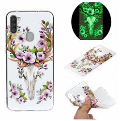 Sika Deer Noctilucent Soft TPU Back Cover for Samsung Galaxy A11