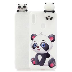 Panda Girl Soft 3D Climbing Doll Soft Case for Samsung Galaxy A11