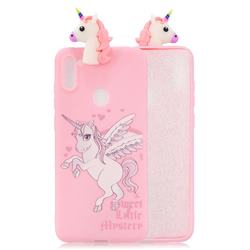 Wings Unicorn Soft 3D Climbing Doll Soft Case for Samsung Galaxy A11