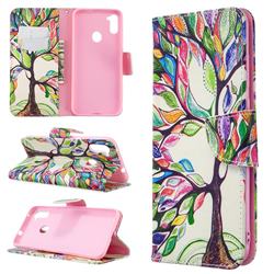 The Tree of Life Leather Wallet Case for Samsung Galaxy A11