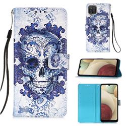 Cloud Kito 3D Painted Leather Wallet Case for Samsung Galaxy A12