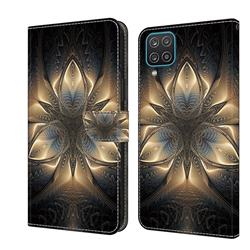 Resplendent Mandala Crystal PU Leather Protective Wallet Case Cover for Samsung Galaxy A12