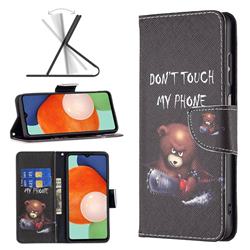 Chainsaw Bear Leather Wallet Case for Samsung Galaxy A13 4G