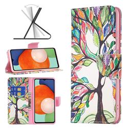 The Tree of Life Leather Wallet Case for Samsung Galaxy A13 4G