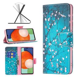 Blue Plum Leather Wallet Case for Samsung Galaxy A13 4G