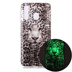 Leopard Tiger Noctilucent Soft TPU Back Cover for Samsung Galaxy A20