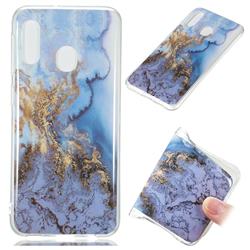 Sea Blue Soft TPU Marble Pattern Case for Samsung Galaxy A20e